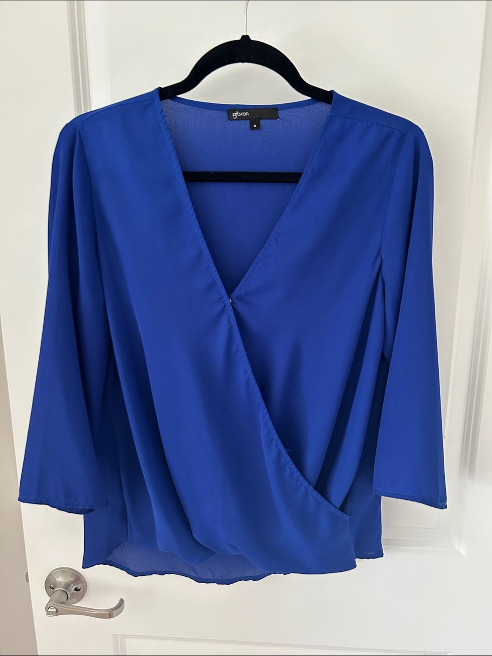 Gibson royal blue top. Small . Like new